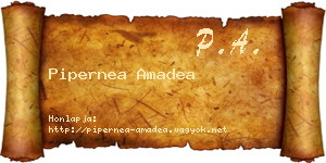 Pipernea Amadea névjegykártya